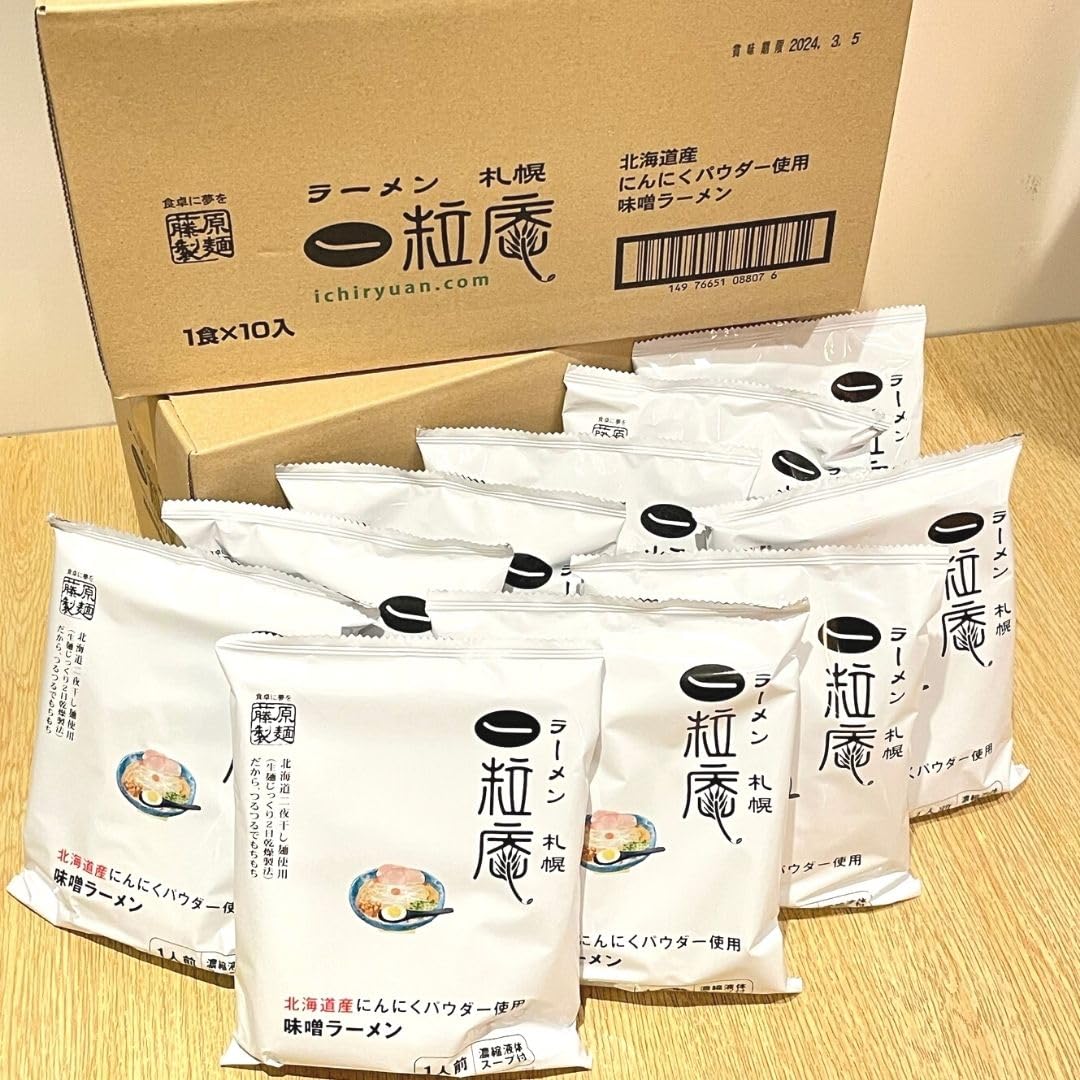 369寅ちゃん❣北海道原料無添加特選醤油1L×4本赤粒白粒味噌1kg×3個 Amazon.co.jp: 【ラーメン 札幌 一粒庵 ichiryuan.com】味噌ラーメン
